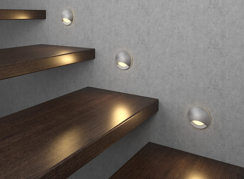 Накладные светильники для подсветки лестницы