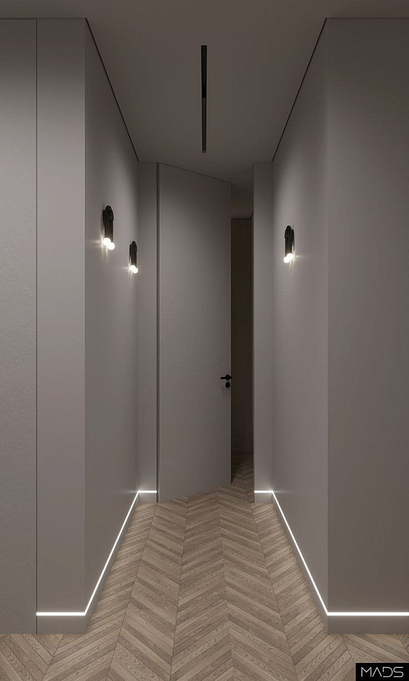подсветка пола в коридоре