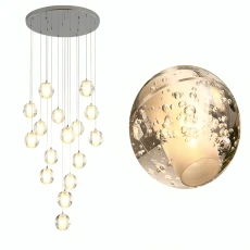 Люстра второй свет Integrator Crystal Rain IT-1606