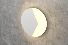 Белый круглый светильник для лестницы Integrator IT-783-White Right