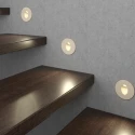 Бежевый круглый светильник на лестницу Integrator Stairs Light IT-717-Beige