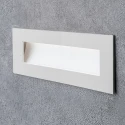 Прямоугольный белый светильник на лестницу Integrator IT-772-White
