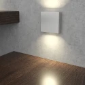 Алюминиевый квадратный светильник Integrator Duo IT-002 Alum