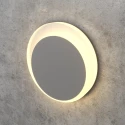 Серый круглый светодиодный встраиваемый светильник для лестницы