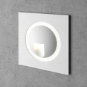 Встраиваемый белый светильник для подсветки лестницы Steps S1718-WH-WW