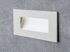 Прямоугольный белый светильник на лестницу Integrator IT-771-White