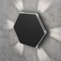 Чёрный шестиугольный светильник для лестницы Integrator IT-780-Black