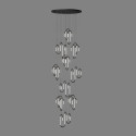 Большая люстра с витиеватыми подвесами IT-Lightbend