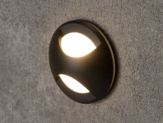 Чёрный встраиваемый светильник Integrator IT-702 BL AURA