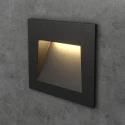 Встраиваемый светильник для лестницы Steps S1760-BL-WW, квадратный
