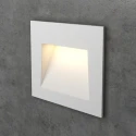 Встраиваемый белый светильник для лестницы Steps S1760, квадратный