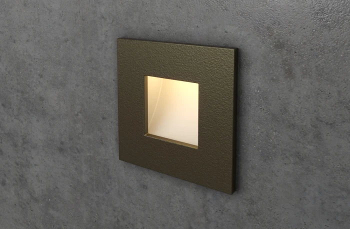 Бронзовый встраиваемый светильник на лестницу Integrator IT-763-Bronze