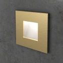 Золотой квадратный светодиодный светильник для подсветки лестницы