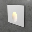 Квадратный белый светильник Steps S1762-WH-WW