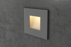 Серый квадратный светильник на лестницу Integrator IT-763-Gray
