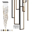Длинные подвесные люстры для лестницы Integrator IT-1621-50