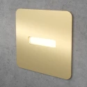 Золотой накладной светодиодный светильник для освещения лестницы и ступеней