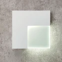 Белый квадратный светильник уголок для лестницы