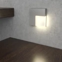 Серый квадратный светильник уголок Integrator Stairs Light IT-755-Gray, аналог Zamel