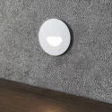 Серый влагозащищённый светильник для подсветки лестницы
