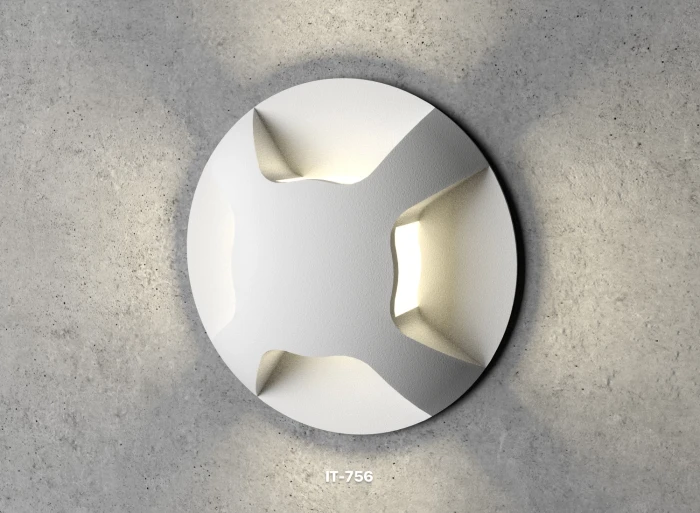 Точечный белый светильник для лестницы Integrator IT-756-White