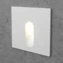 Белый встраиваемый светодиодный квадратный светильник для освещения лестницы