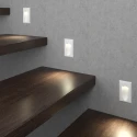 Белые светильники светодиодные для лестницы и ступеней
