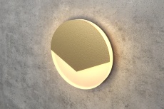 Золотой круглый светильник для лестницы Integrator IT-783-Gold Down