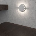 Встраиваемый в стену круглый светильник Integrator OREOL IT-022 WH