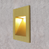 Золотой встраиваемый светильник для лестницы