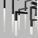 Световая светодиодная композиция из металлических подвесов IT-Light labyrinth-25x25-40