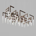 Световая композиция из металлических подвесов IT-Light labyrinth