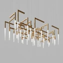 Световая композиция из металлических подвесов IT-Light labyrinth