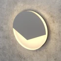Серый круглый светодиодный светильник для подсветки лестницы