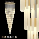 Длинная, матовая люстра IT-Laser-Matt-300-3750, LED, 3000K
