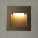 Бронзовый квадратный светильник 
