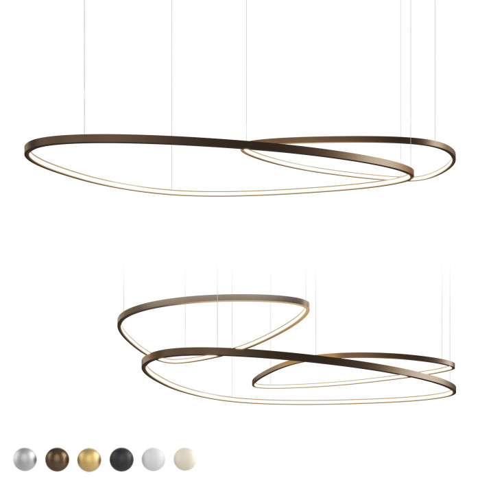 Cветодиодная большая люстра Integrator Set of Round Triangles Cветодиодная большая люстра Integrator Set of Round Triangles