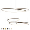 Cветодиодная большая люстра Integrator Set of Round Triangles