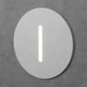 Белый круглый встраиваемый светодиодный светильник для лестницы