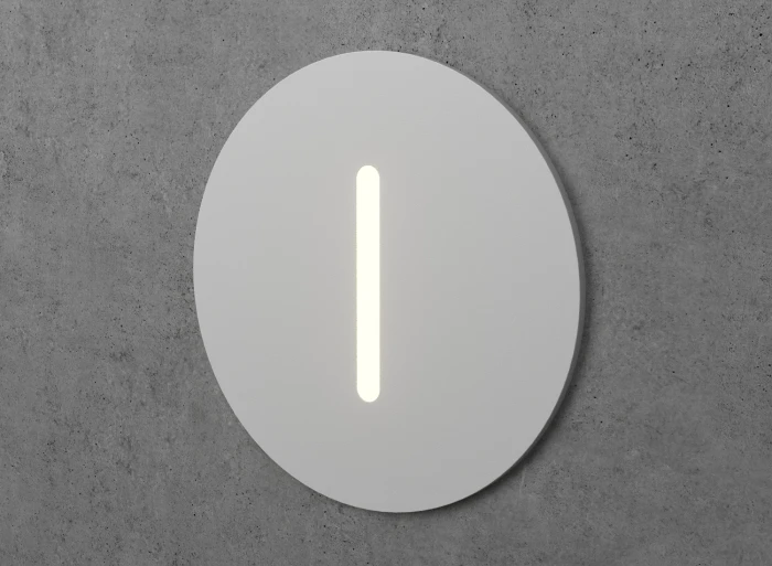 Белый круглый светильник Integrator Stairs Light IT-753-White