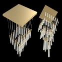Большая люстра IT-Laser-Square-Spiral-Bubbles