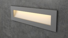 Прямоугольный серый светильник на лестницу Integrator IT-772-Gray