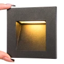 Чёрный квадратный светильник для лестницы Integrator Stairs Light IT-760-Black