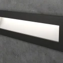 Прямоугольный чёрный светильник на лестницу Integrator IT-772-Black