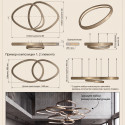 Cветодиодная большая люстра Integrator IT-Round Triangles-S Cветодиодная большая люстра Integrator IT-Round Triangles-S