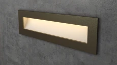 Прямоугольный бронзовый светильник на лестницу Integrator IT-772-Bronze