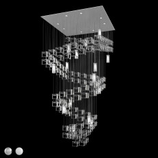 Люстра стеклянные квадраты Integrator IT-Geometry-64 Люстра стеклянные квадраты Integrator IT-Geometry-64