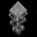 Люстра стеклянные квадраты Integrator IT-Geometry-64 Люстра стеклянные квадраты Integrator IT-Geometry-64