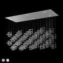 Люстра с подвесами из стекла IT-Geometry-48 Люстра с подвесами из стекла IT-Geometry-48