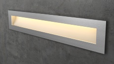 Алюминиевый прямоугольный светильник для лестницы Integrator IT-773-Alum